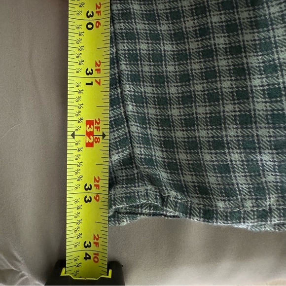 American Eagle Outfitters Gingham Long Sleeve Dress Smocked Cottagecore Medium - Picture 8 of 10